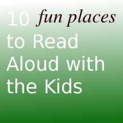 10 fun places to read aloud with the kids