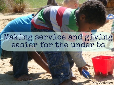 Making service and giving easier for the under 5s