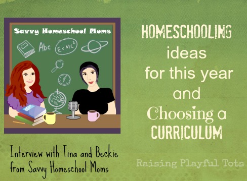 Audio interview with the lovely Savvy Homeschool moms about choosing a curriculum, how they are homeschooling this year and secular homeschooling.