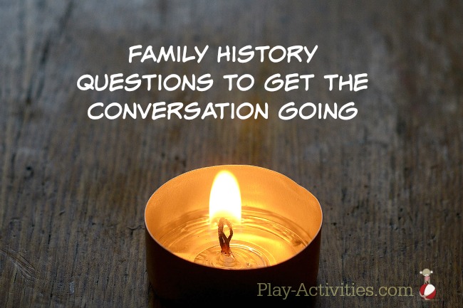 With your loved ones around let's find time to ask the family history questions that lead to the stories and experiences of our families.
