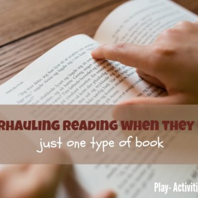 Overhauling reading when they read just one type of book