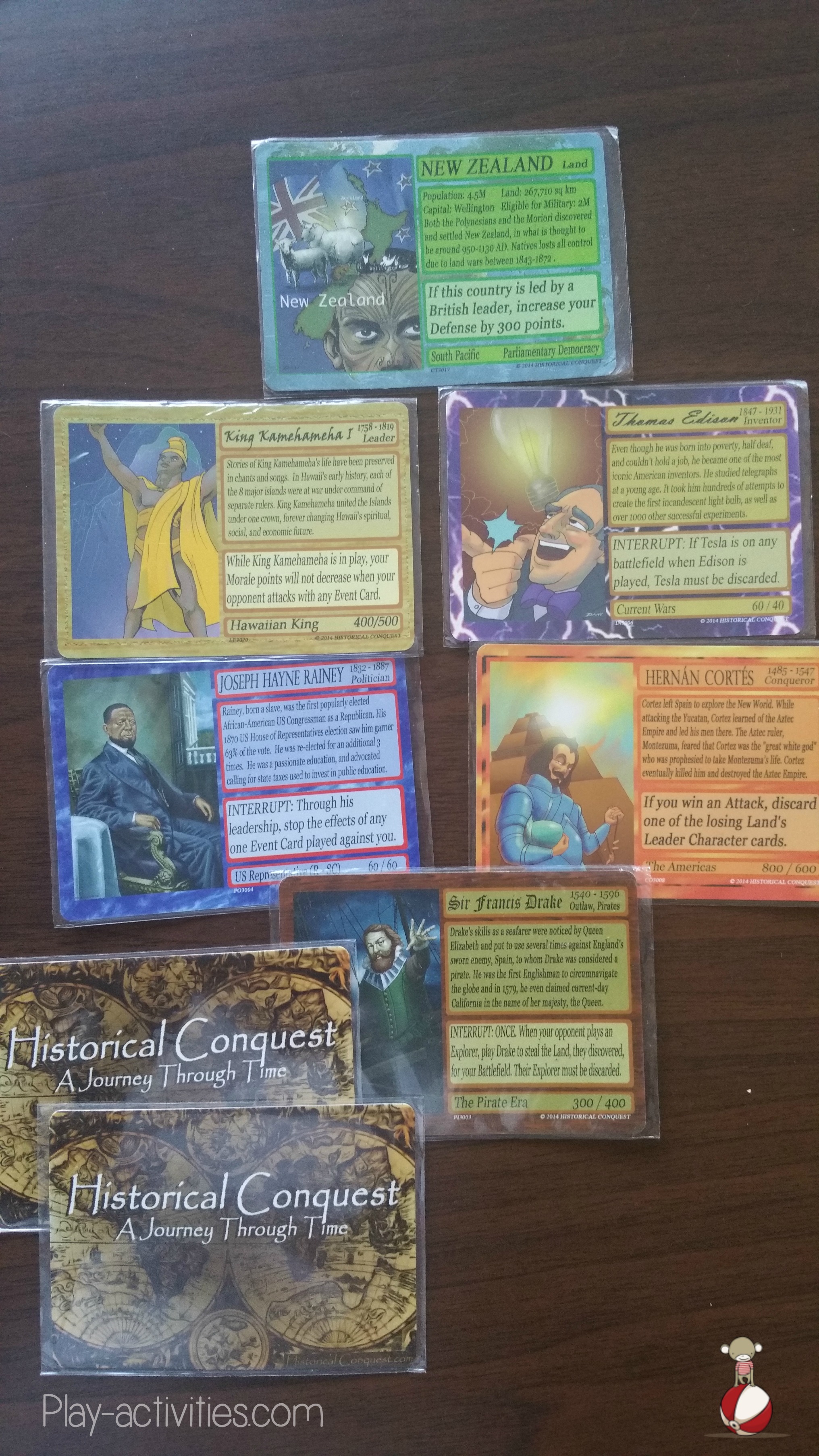 Things to Buy Instead of Curriculum : Historical Conquest Card game