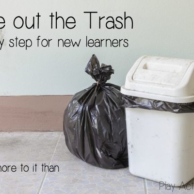 Take out the Trash- step by step for new learners