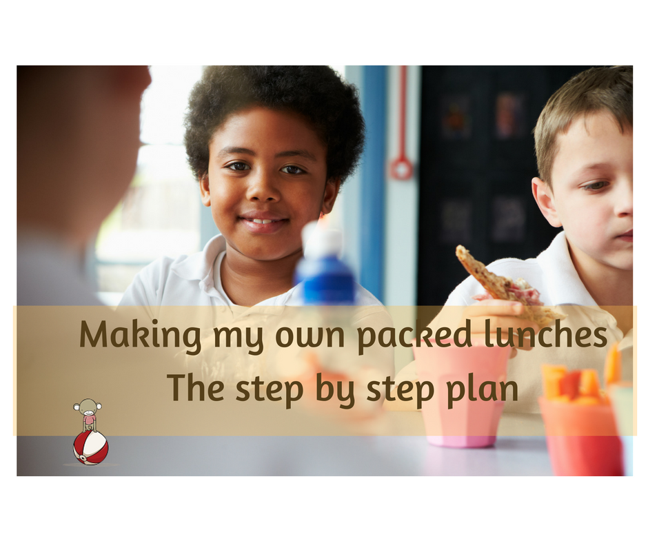 Step by step guide for parents who are teaching their children how manage the transition from them doing all the lunches to the kids doing all their lunch. How to do the lunch transition in manageable stages
