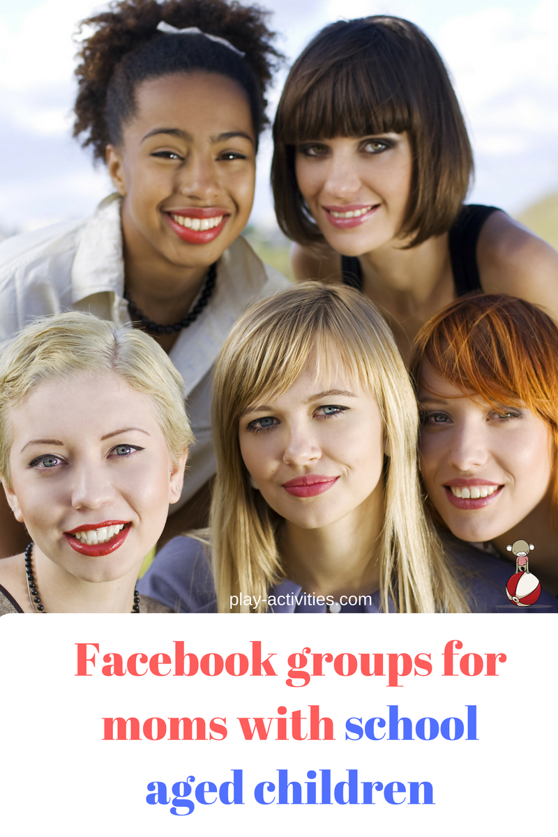 Great Facebook Groups for moms with school aged children