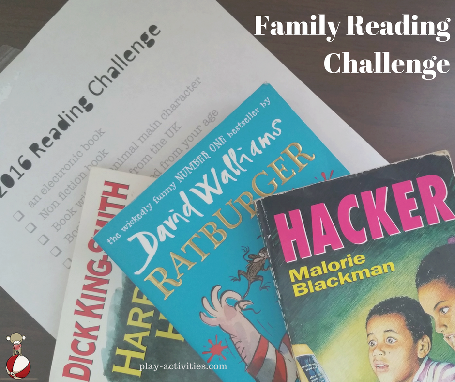 Have some reading fun with a family reading challenge. Start a new tradition