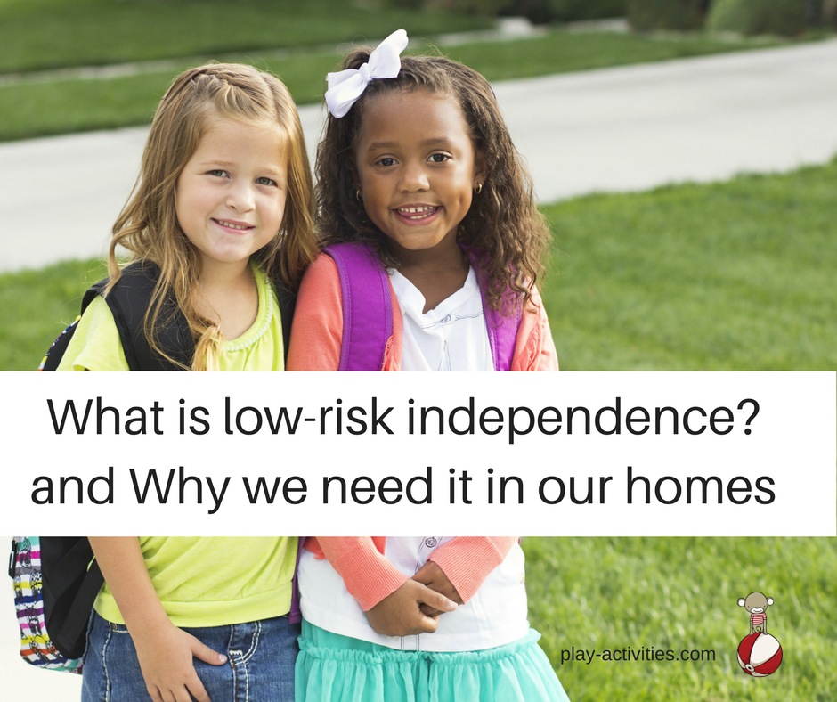School aged children and their pull for independence. How all families need low risk independence activities to start this journey. | series