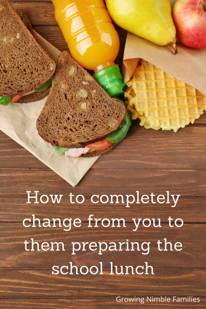 How to completely change from you to them preparing school lunch | series