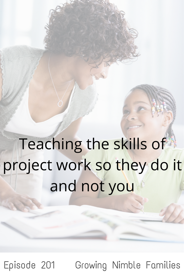 You have an idea about how to tackle a project; breaking them down, time management etc. But the kids often don't have any idea how to manage that and the fun stuff. Instead of taking over find out how to share these skills