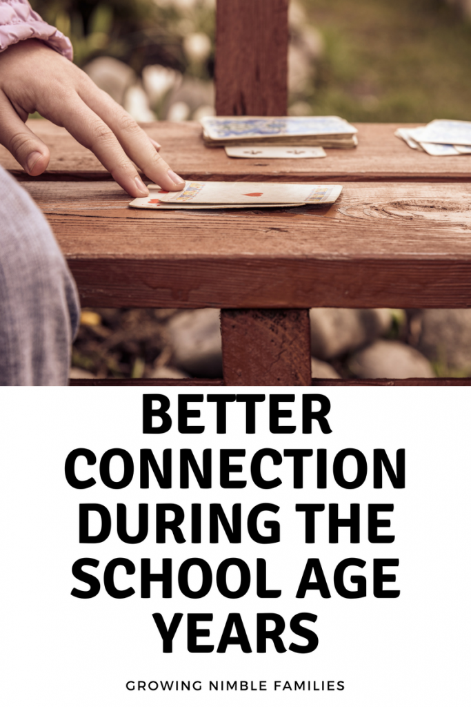 How do you better connect with your school age kids? Here are some things to try