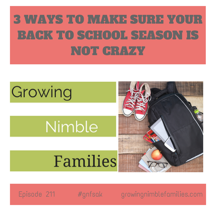 3 Ways To Make Sure Your Back To School Season Is Not Crazy