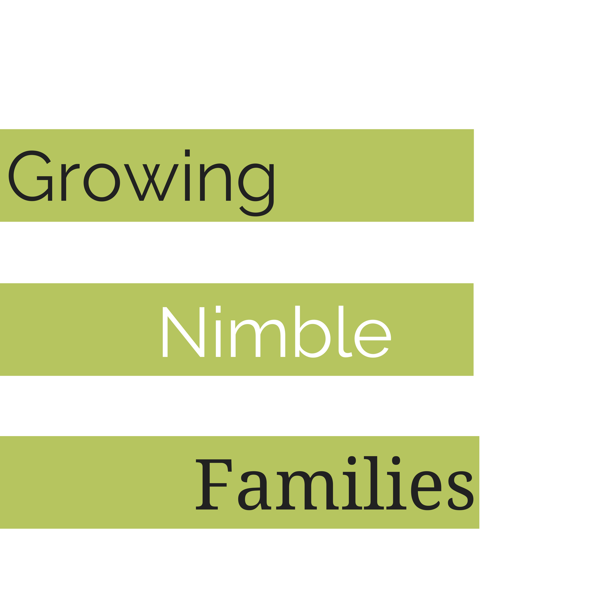 Growing Nimble Families
