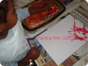 Painting with cars