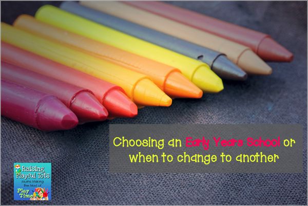Tips on choosing an early years school and what to do or look for when you want to change Early Years school.Should you stay or should you go? 