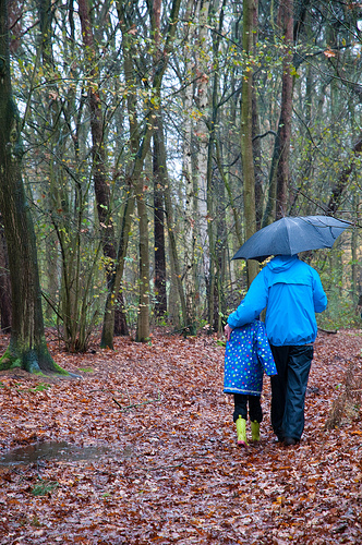 Walking with grandpa