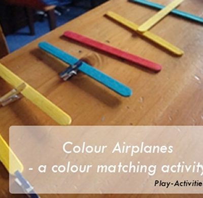 Colour matching and colour sorting activity
