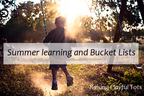Summer learning, summer bucket lists