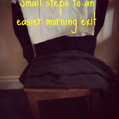 Small steps to an easier morning exit