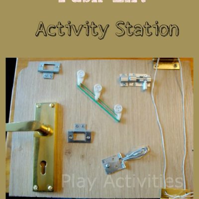 31 Days Of Sensory Play {Day Twenty Five} Homemade Activity Station