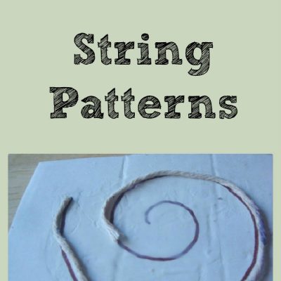 31 Days Of Sensory Play {Day Eighteen} String Patterns