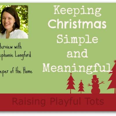 Keeping Christmas Simple and Meaningful #121