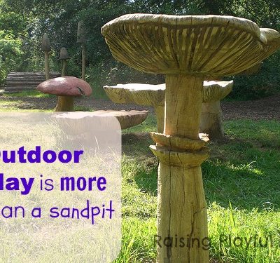 Outdoor play is more than sandpits  #137