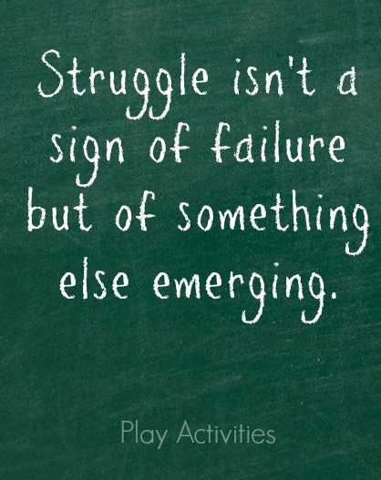 Struggle isn't the end. Keep pushing through there's more abundance coming.