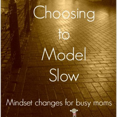 Choose to model slow