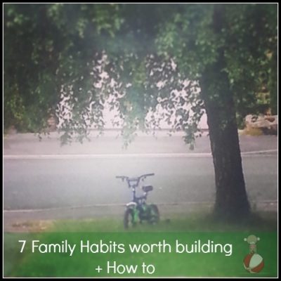 7 Family Habits worth building and How to