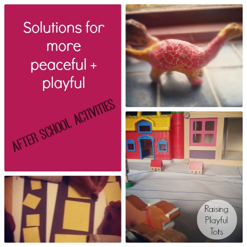 Solutions for more peaceful and playful After School Activities