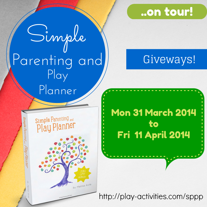 Simple Parenting and Play Planner on tour- all the details