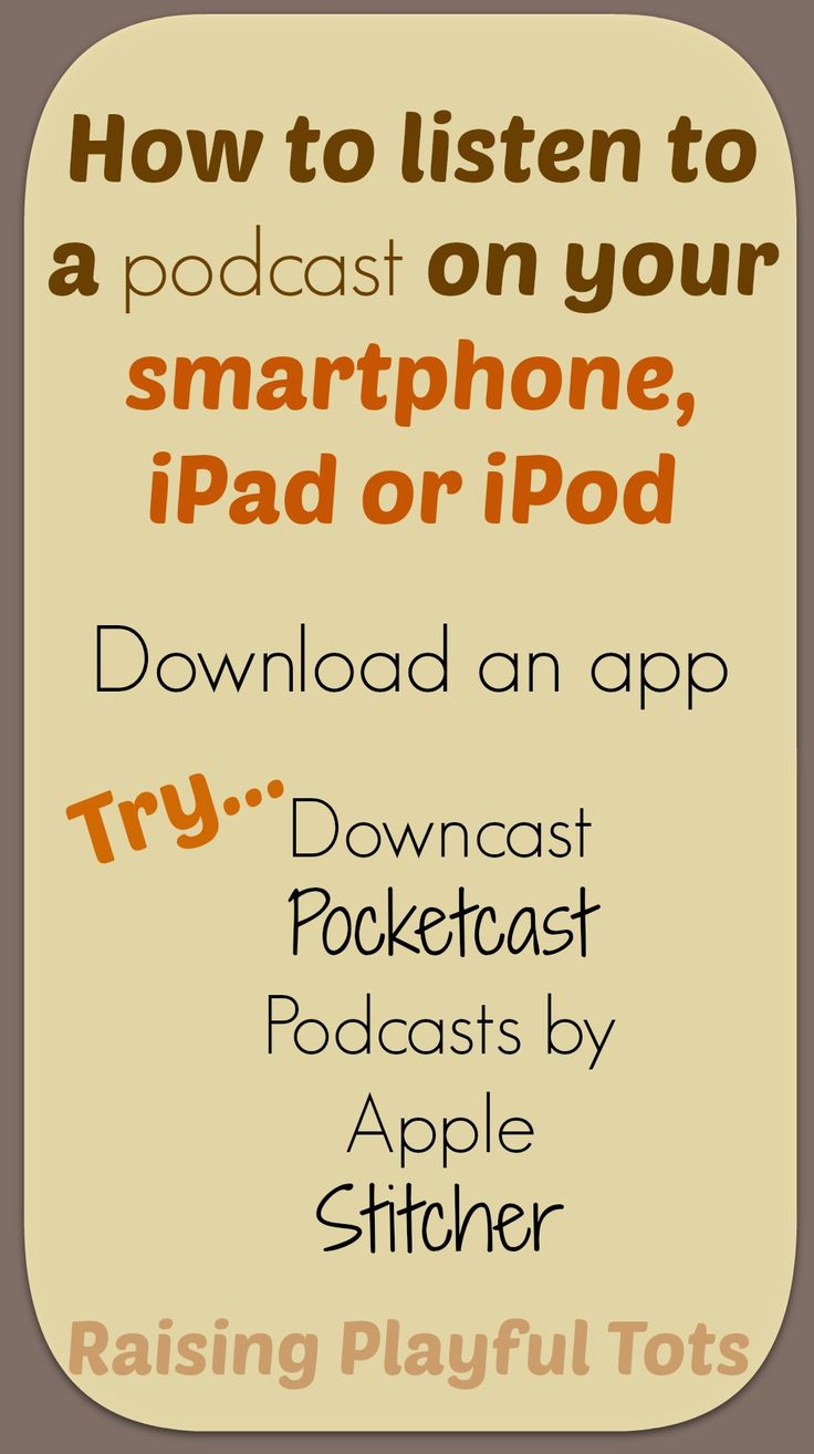 how to listen to a podcast via phone