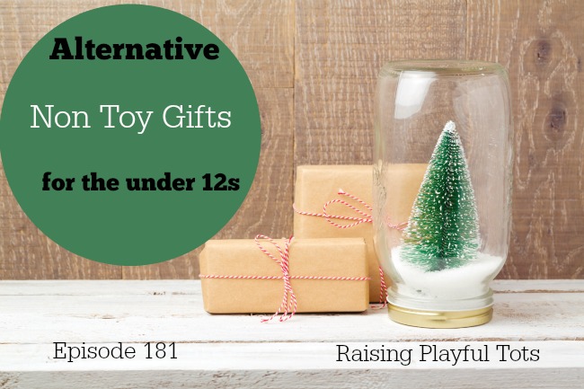 There's more to gift giving than just toys. Mix it up this year with non toy gift ideas for the under 12s