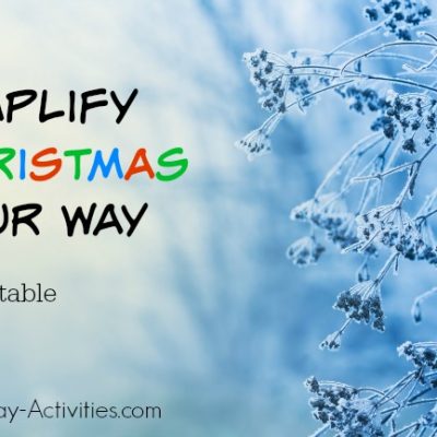 Simplify Christmas your way