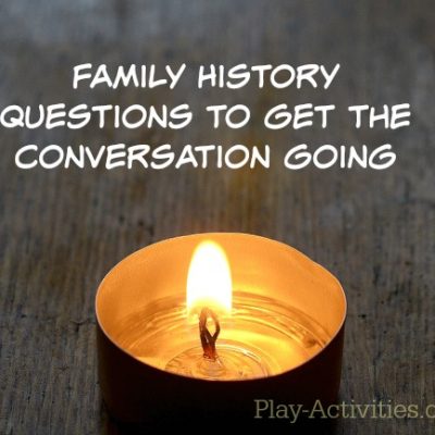 Family History Questions to get the conversation going