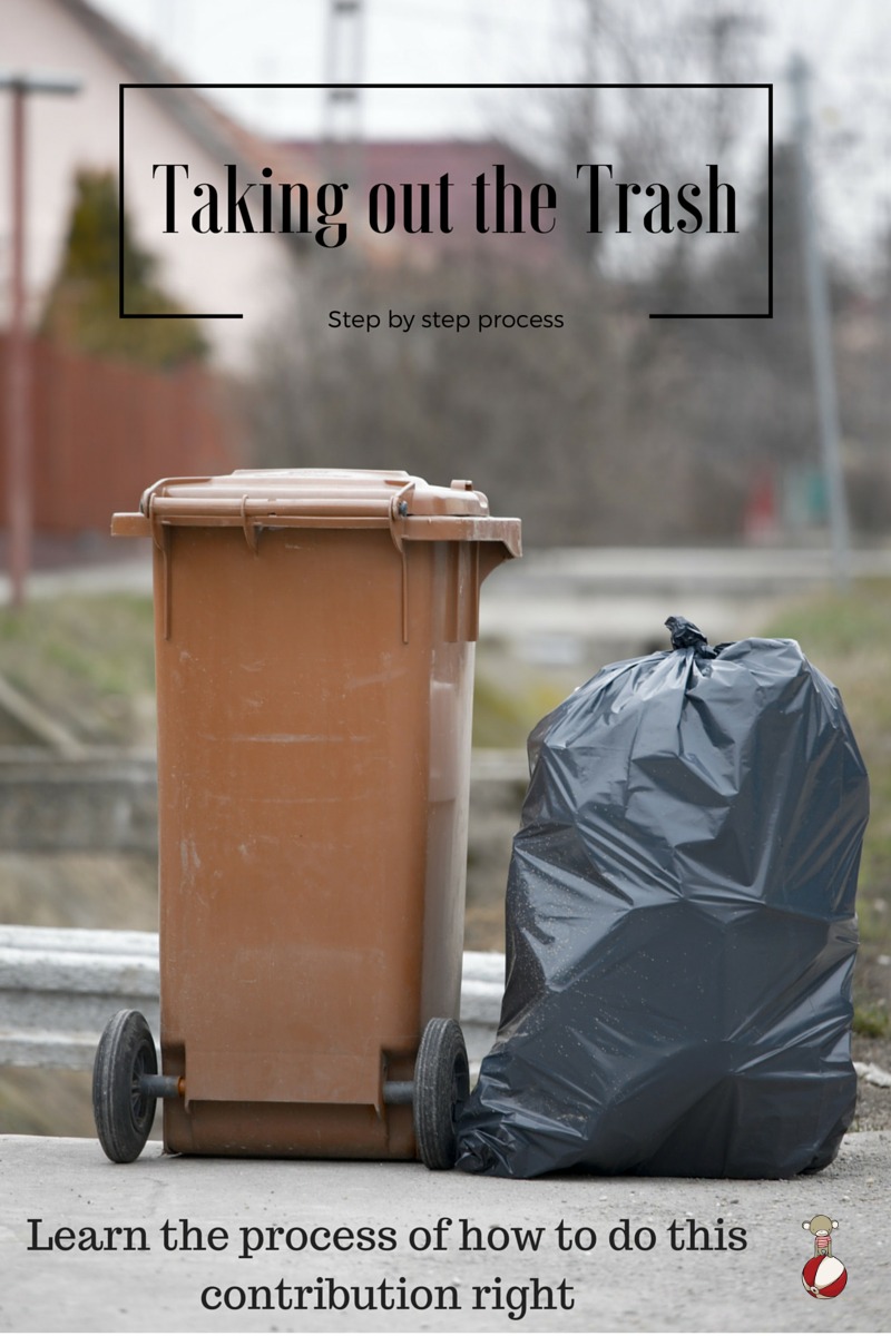 Take out the Trash step by step for new learners Growing Nimble Families