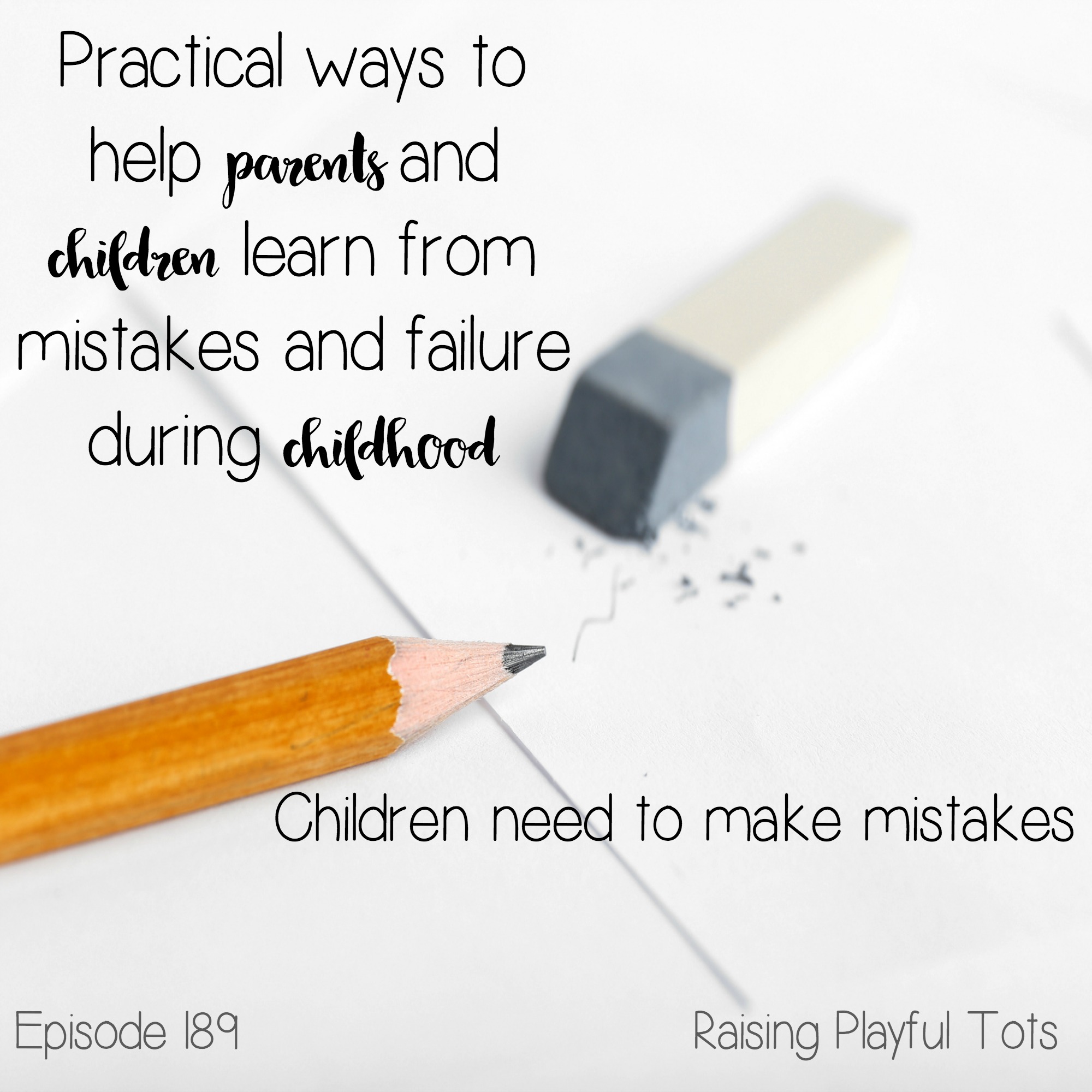 Are you ever tempted to just correct this little bit on their homework without them there? Practical ways to help parents and children learn from mistakes and failure during childhood. Children need to make mistakes and we can show them how to respond to the mistake and failure
