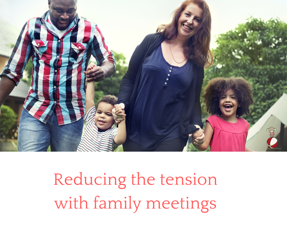 Reducing tension with family meetings | play-activities.com