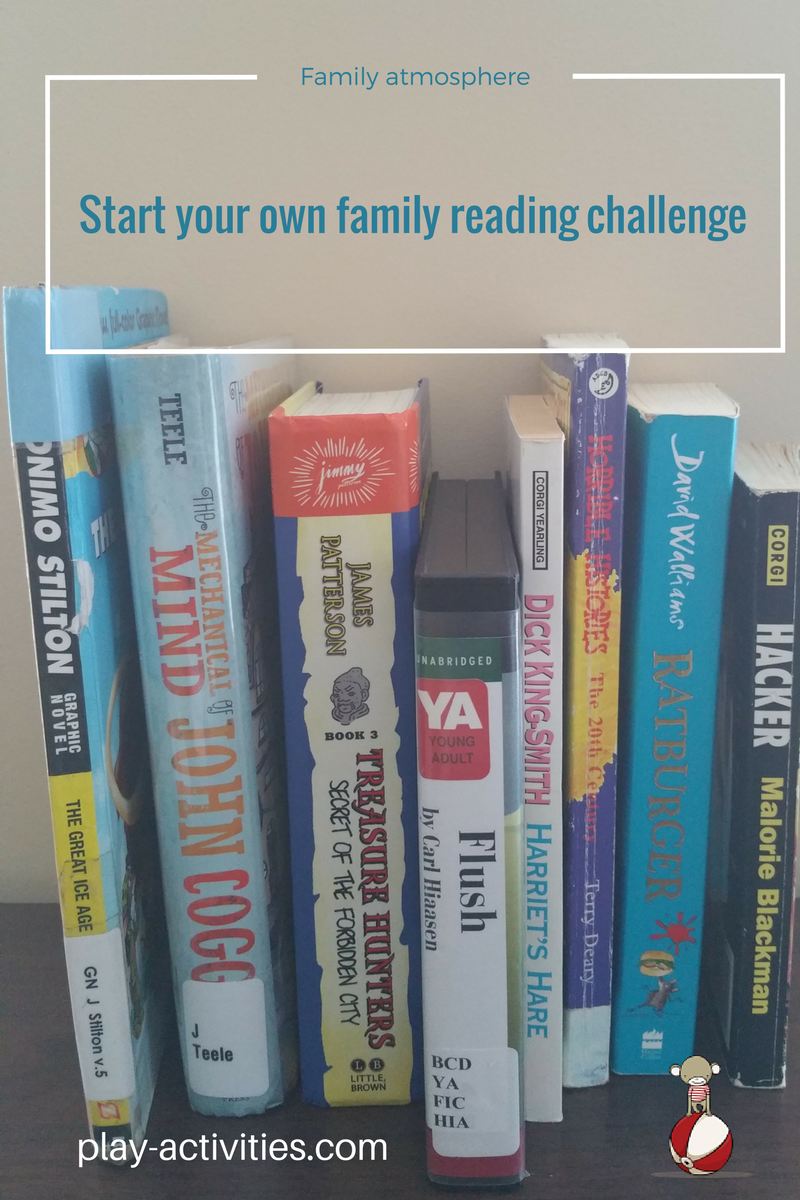 Have some reading fun with a family reading challenge. Start a new tradition
