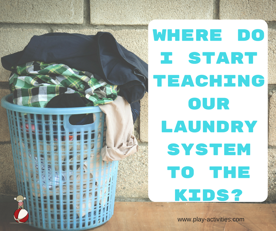 When you are ready for the children to learn the system of your laundry You have to start with the basics painlessly. What's your laundry system? You have one!