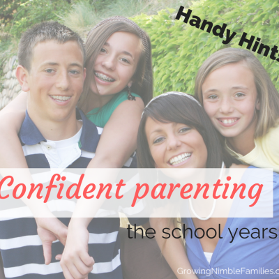 Confident parenting in the school years