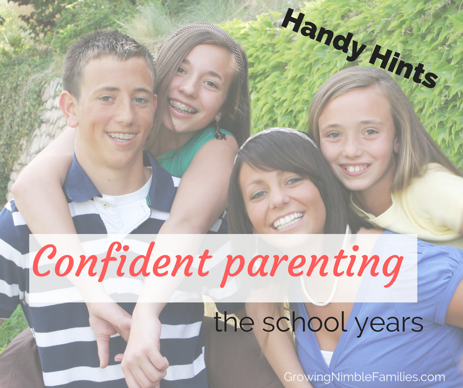 Confident parenting the school year with these handy hints. Customize for your family